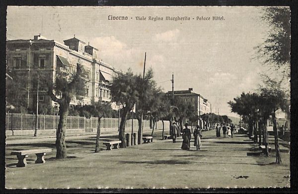 ac7264 - CARTOLINA D'EPOCA - Livorno Città - Palace Hotel