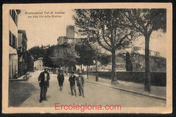 ad7013 - CARTOLINA D'EPOCA - Pisa Provincia - Montecatini  1922