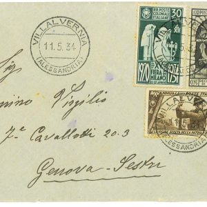 P3846 - ITALIA REGNO, COLONIE ITALIANE , AFFRANCATURA MISTA