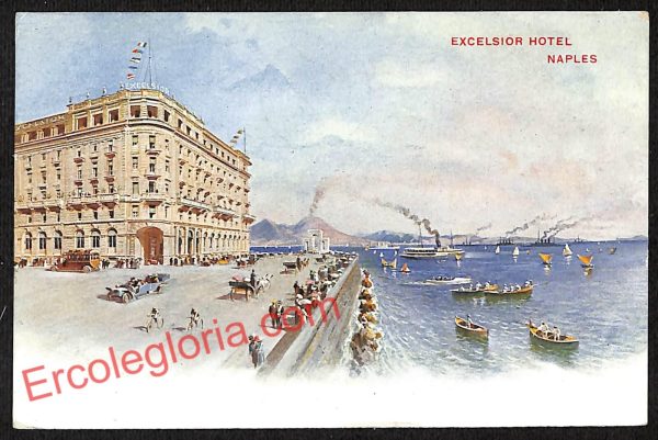 ag9637 - CARTOLINE D'EPOCA - Napoli Città - Excelsior Hotel