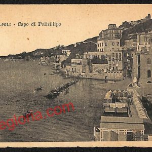 ag9638 - CARTOLINE D'EPOCA - Napoli Città -Capo di Polisillipo