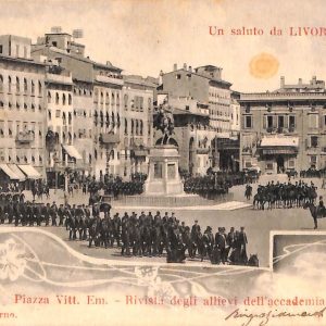 ac7269 - CARTOLINA D'EPOCA - Livorno Città  - Piazza Vittorio Emanuele