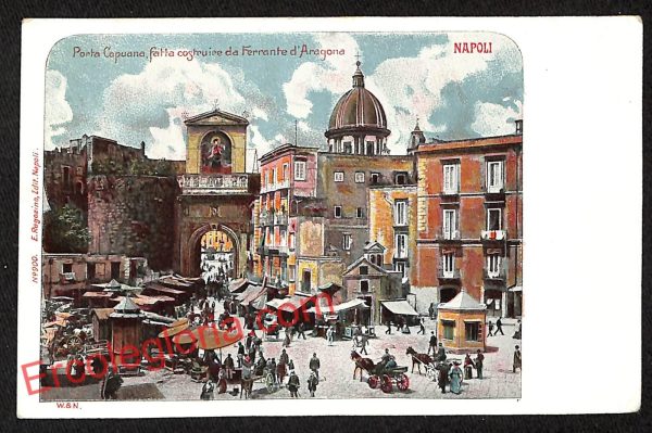 ag9643 - CARTOLINE D'EPOCA - Napoli Città - Porta Capuana