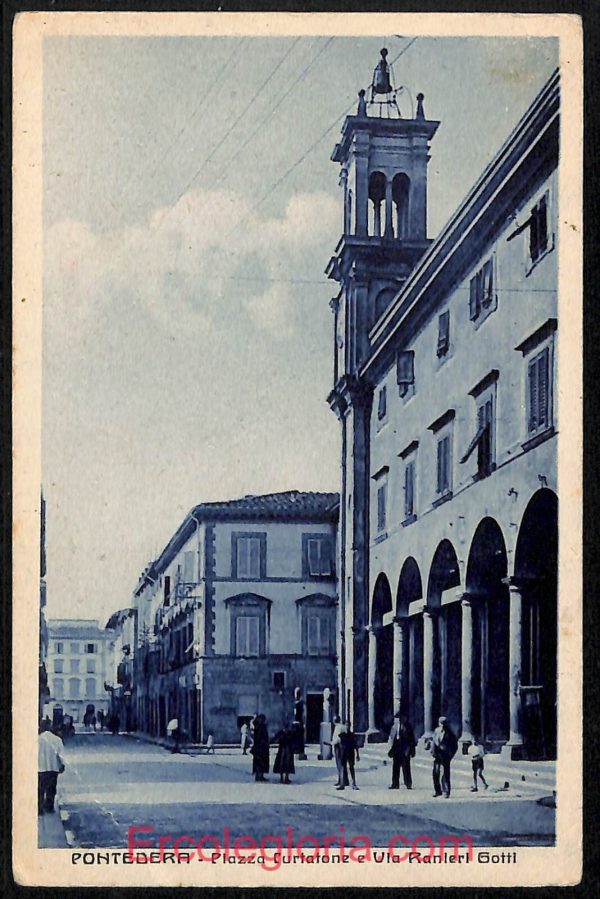 ad7021 - CARTOLINA D'EPOCA - Pisa Provincia - Pontedera