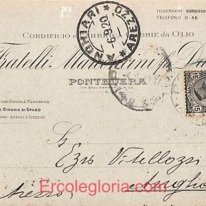 ad7023 - CARTOLINA D'EPOCA - Pisa Provincia - Pontedera  1920