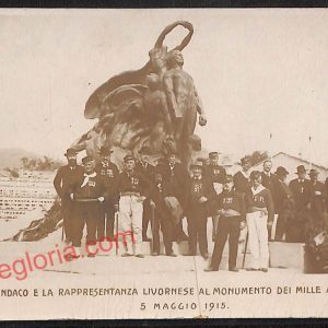 ag1132 - CARTOLINA D'EPOCA - Genova - Sindaco al Monumento dei Mille a Quarto