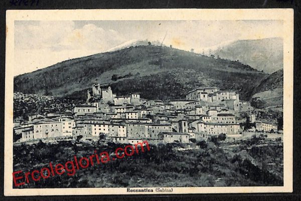ai0547 - CARTOLINA D'EPOCA - Rieti Provincia - Roccantica