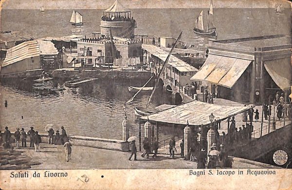 ac7271 - CARTOLINA D'EPOCA - Livorno Città