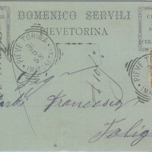 85665  - CARTOLINA d'Epoca: MACERATA provincia -  PIEVE TORINA 1898
