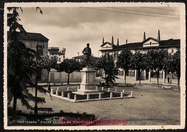 ad7033 - CARTOLINA D'EPOCA - Pisa Provincia - Pontedera