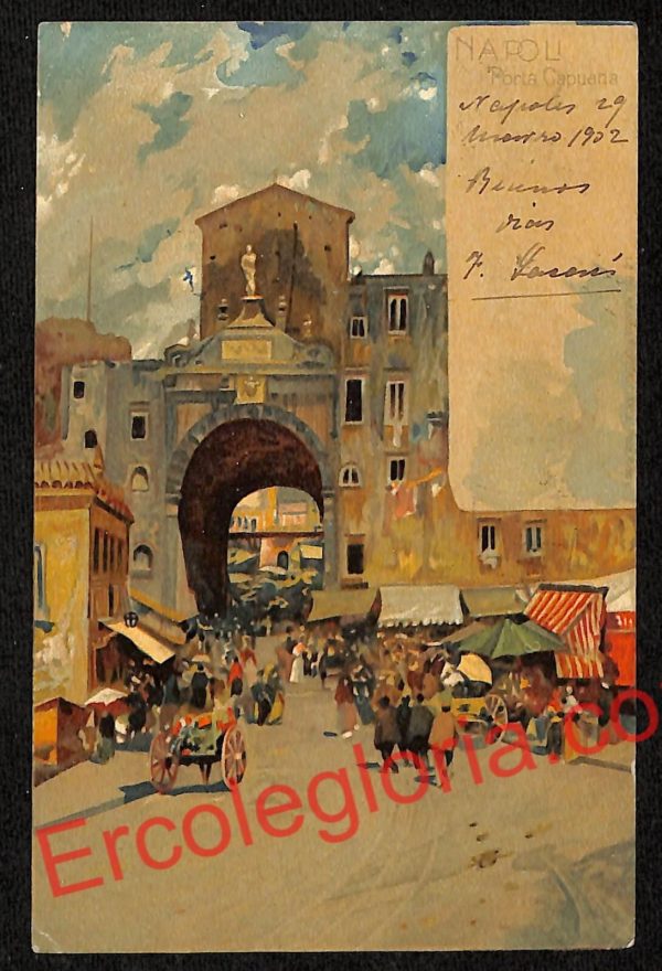 ag9644 - CARTOLINE D'EPOCA - Napoli Città - Porta Capuana