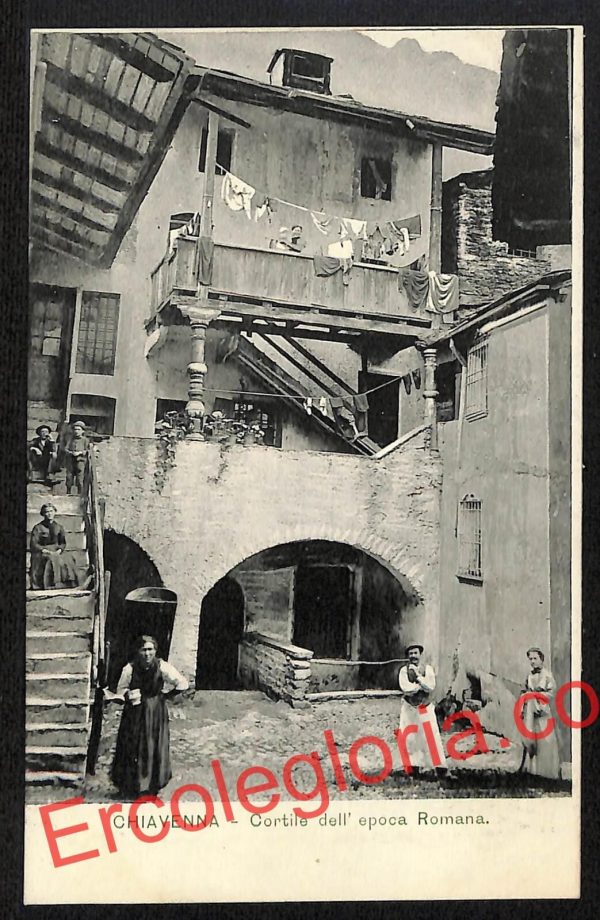 ai6962 - CARTOLINA D' EPOCA - Sondrio Provincia - Chiavenna