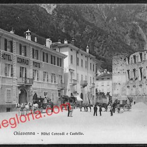 ai6964 - CARTOLINA D' EPOCA - Sondrio Provincia - Chiavenna