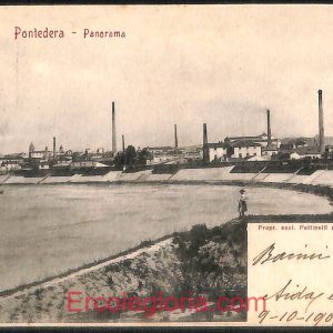 ad7044 - CARTOLINA D'EPOCA - Pisa Provincia - Pontedera