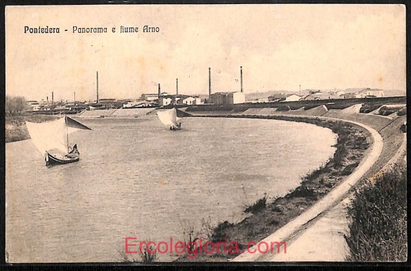ad7045 - CARTOLINA D'EPOCA - Pisa Provincia - Pontedera