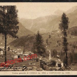ai6966 - CARTOLINA D' EPOCA - Sondrio Provincia - Chiesa in Valmalenco