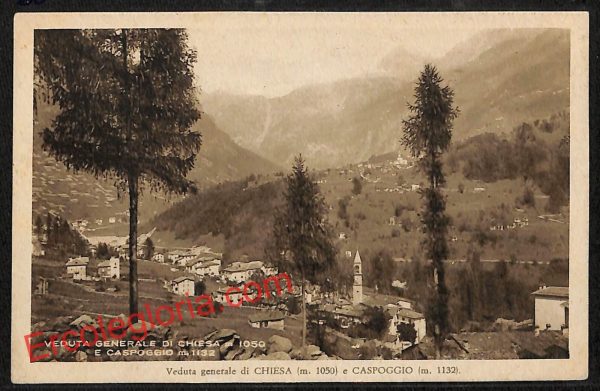 ai6966 - CARTOLINA D' EPOCA - Sondrio Provincia - Chiesa in Valmalenco