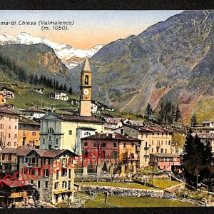 ai6968 - CARTOLINA D' EPOCA - Sondrio Provincia - Chiesa in Valmalenco