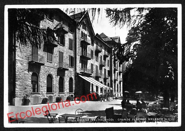 ai6971 - CARTOLINA D' EPOCA - Sondrio Provincia - Chiesa in Valmalenco
