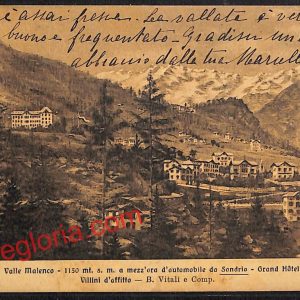ai6974 - CARTOLINA D' EPOCA - Sondrio Provincia - Chiesa in Valmalenco