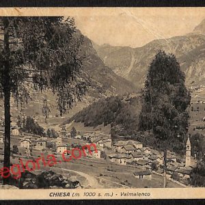 ai6975 - CARTOLINA D' EPOCA - Sondrio Provincia - Chiesa in Valmalenco