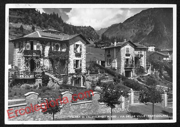 ai6978 - CARTOLINA D' EPOCA - Sondrio Provincia - Chiesa in Valmalenco