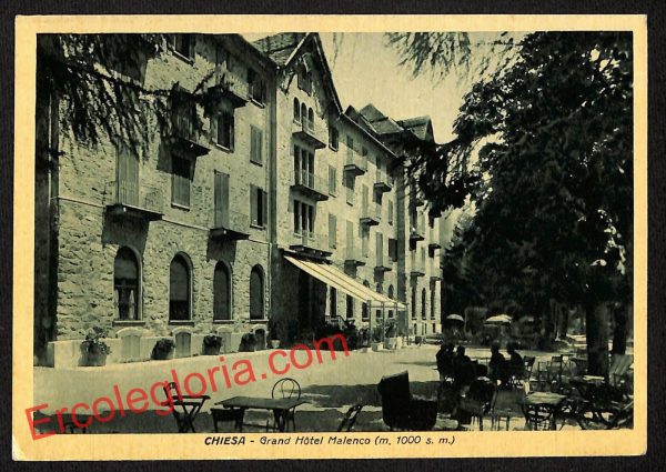 ai6985 - CARTOLINA D' EPOCA - Sondrio Provincia - Chiesa in Valmalenco