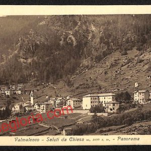 ai6987 - CARTOLINA D' EPOCA - Sondrio Provincia - Chiesa in Valmalenco