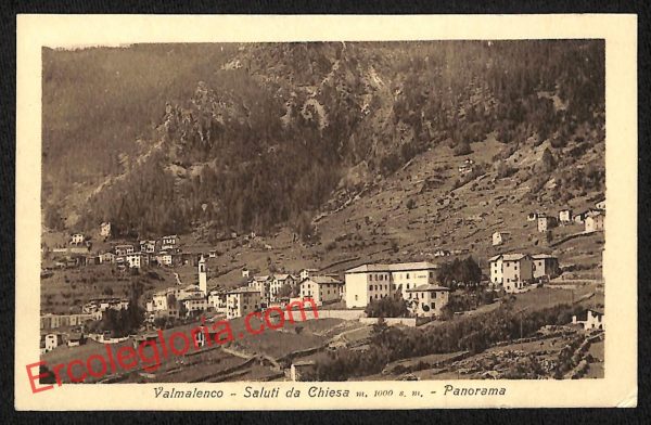 ai6987 - CARTOLINA D' EPOCA - Sondrio Provincia - Chiesa in Valmalenco