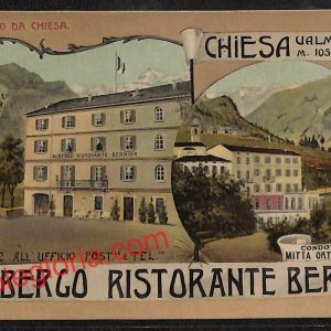 ai6990 - CARTOLINA D' EPOCA - Sondrio Provincia - Chiesa in Valmalenco