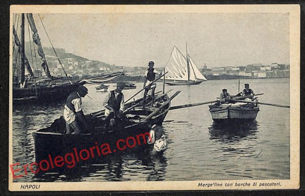 ag9652 - CARTOLINE D'EPOCA - Napoli Città - Mergellina
