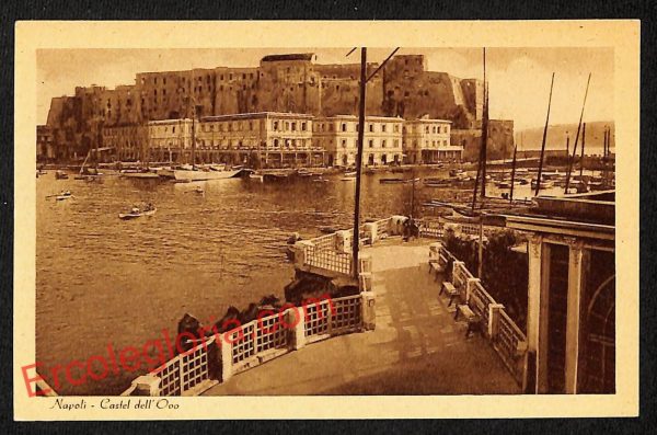ag9654 - CARTOLINE D'EPOCA - Napoli Città - Castel dell' Ovo