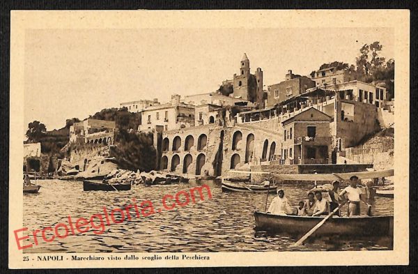 ag9657 - CARTOLINE D'EPOCA - Napoli Città - Marechiaro