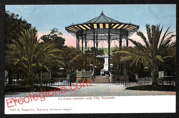 ag9658 - CARTOLINE D'EPOCA - Napoli Città - Villa Nazionale