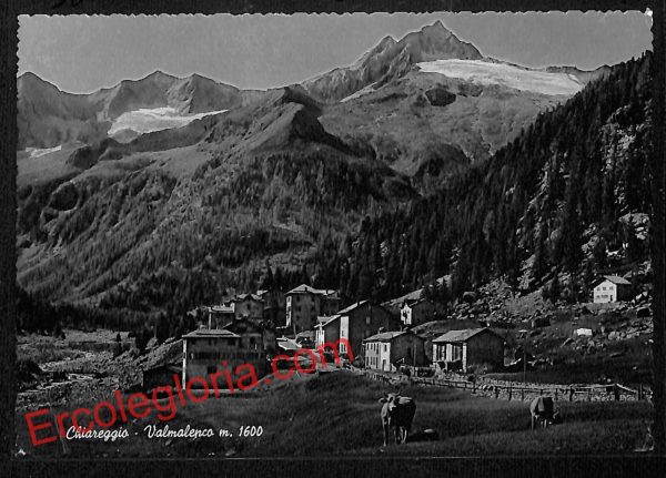 ai6991 - CARTOLINA D' EPOCA - Sondrio Provincia - Chiareggio
