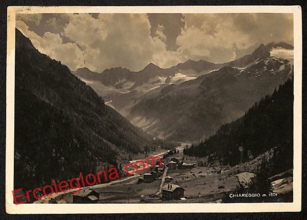 ai6992 - CARTOLINA D' EPOCA - Sondrio Provincia - Chiareggio