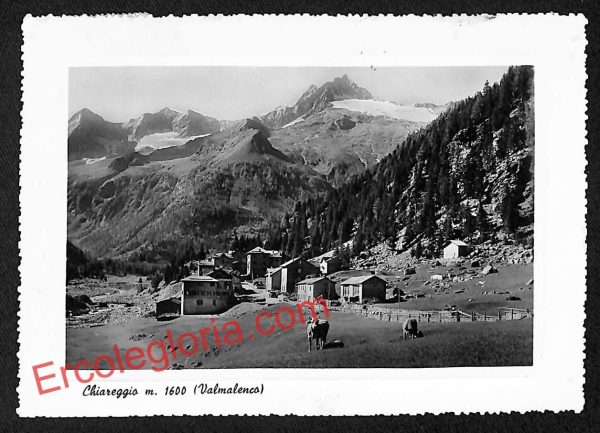 ai6993 - CARTOLINA D' EPOCA - Sondrio Provincia - Chiareggio