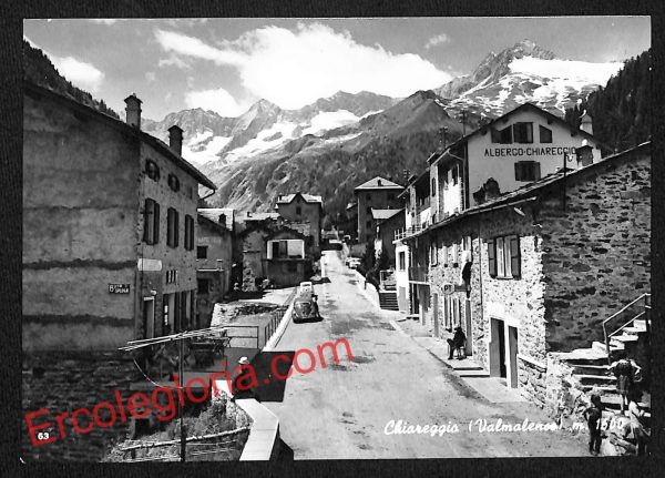 ai6995 - CARTOLINA D' EPOCA - Sondrio Provincia - Chiareggio