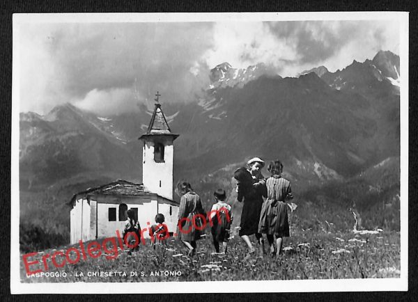 ai7006 - CARTOLINA D' EPOCA - Sondrio Provincia - Caspoggio
