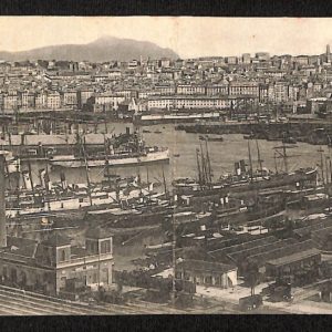 ag1144 - CARTOLINA D'EPOCA DOPPIA  - Genova Città - Panorama
