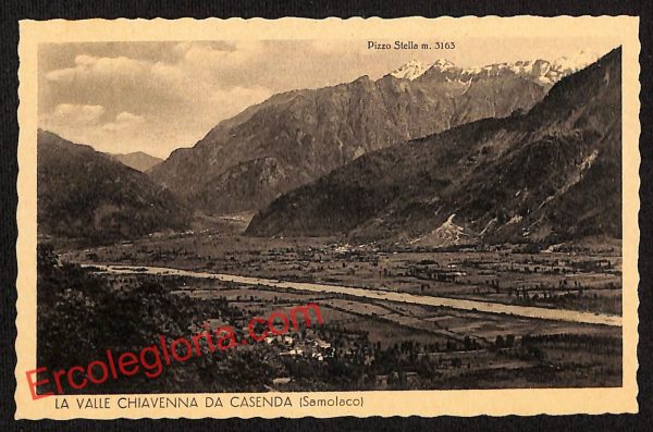ai7012  - CARTOLINA D' EPOCA - Sondrio Provincia - Samolaco