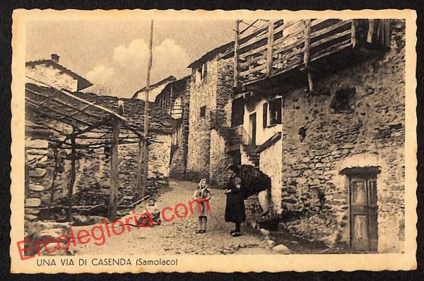 ai7013  - CARTOLINA D' EPOCA - Sondrio Provincia - Samolaco