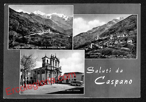 ai7015  - CARTOLINA D' EPOCA - Sondrio Provincia - Caspano
