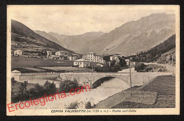 ai7016  - CARTOLINA D' EPOCA - Sondrio Provincia - Cepina Valdisotto