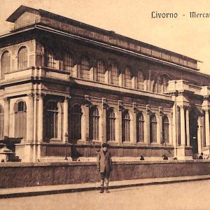 ac7302 - CARTOLINA D'EPOCA - Livorno Città - Mercato Nuovo 1922