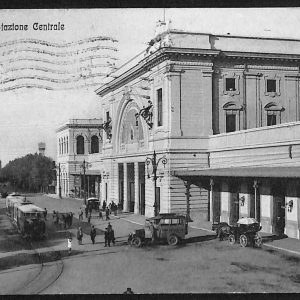ac7327 - CARTOLINA D'EPOCA - Livorno Città - Stazione Centrale  1927