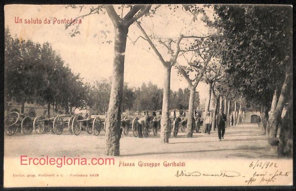 ad7056 - CARTOLINA D'EPOCA - Pisa Provincia - Pontedera