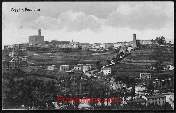 ae0464 - CARTOLINA  D'EPOCA - Arezzo Provincia - Poppi   1935