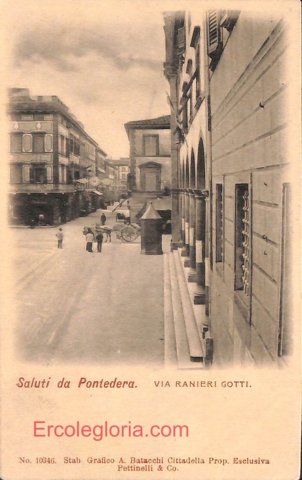 ad7063 - CARTOLINA D'EPOCA - Pisa Provincia - Pontedera
