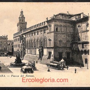 ae1995 - CARTOLINA  D'EPOCA - Bologna Città - Piazza del Nettuno